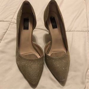 Gold Sparkle Heels